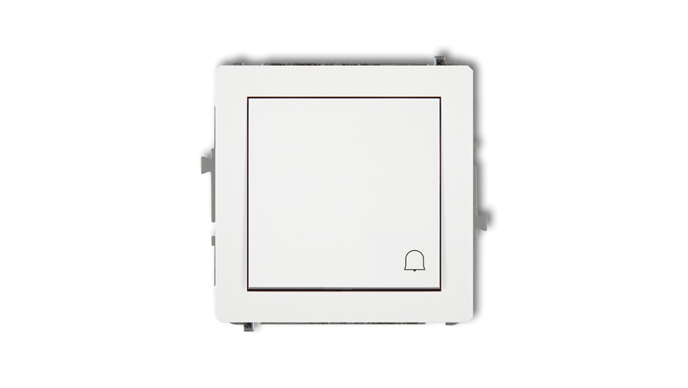 Deco Button/ Bell/ White DWP-4
