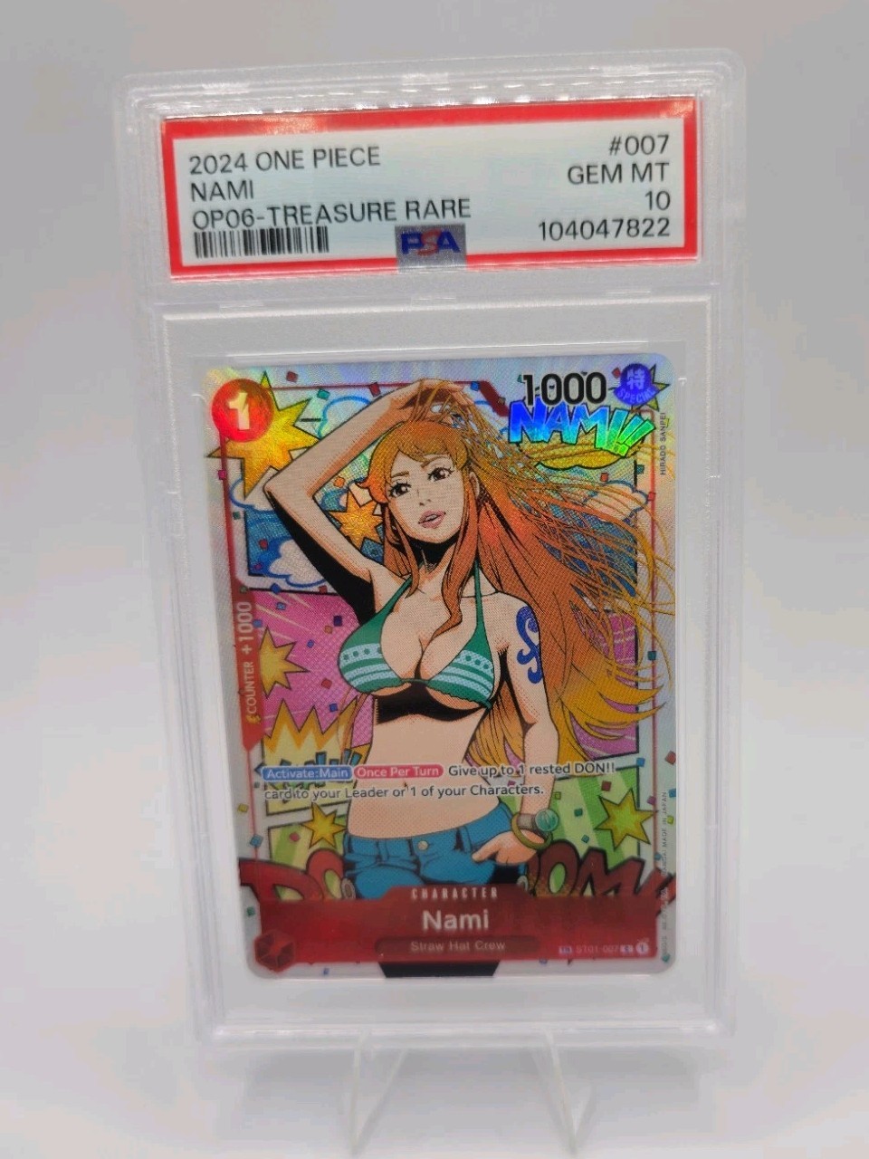 Nami 2024 Wings of the Captain #ST01-007 Treasure Rare Price Guide