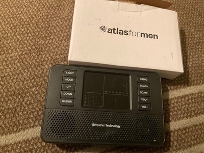 Neues Wireless Radio mit Wetterstation von Atlas for men
