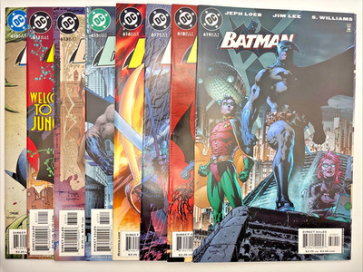 Batman lot of 8   #610, 611, 613, 615, 616, 617, 618, 619   set 2003 Hush