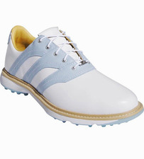 Adidas MC Z-TRAXION BOOST Waterproof Leather Golf Shoes White/Blue UK 9 IH5150