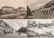 Lot mit 6 Ansichtskarten Boizenburg 1963/1977, DDR-Zeit