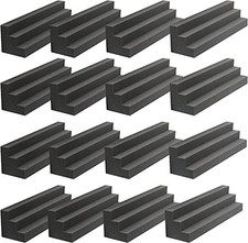 Bass Traps 16 Pack 12" X 3" X 3" Corner Acoustic Foam Panels, Acoustic Bass T...