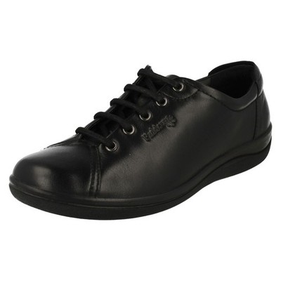 Ladies Padders Lace Up Everyday Flats - Galaxy 2