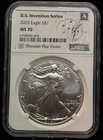 NGC MS70 2023 American Silver Eagle One Dollar 1oz 999 Silver Coin-492