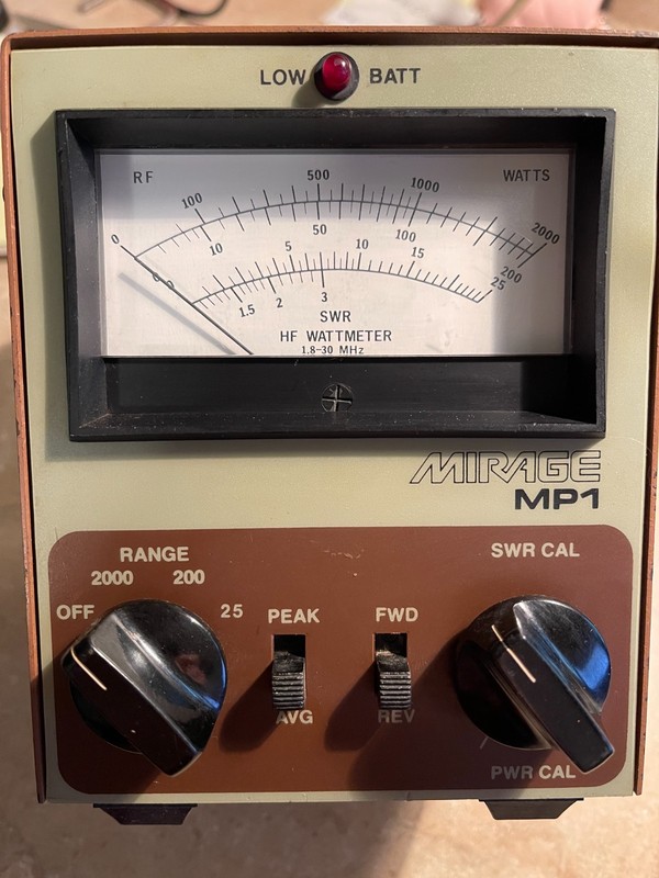 Mirage MP1 Wattmeter SWR 2000W  1.8-30MHz
