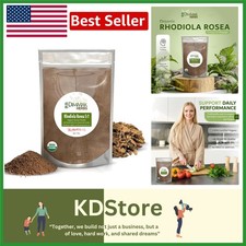 Organic Rhodiola Rosea Extract 5:1 Powder Adaptogen for Energy Focus Cortisol...