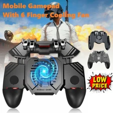 Mobile Phone Game Controller Joystick Cooling Fan Gamepad for PUBG 4000 mAh
