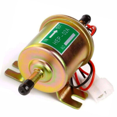HEP-02A 12V Universal Kraftstoffpumpe Benzinpumpe elektrisch Benzin Baumaschinen