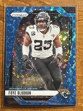 2024 Prizm No Huddle Foye Oluokun Blue Disco /99 Jaxsonville Jaguars