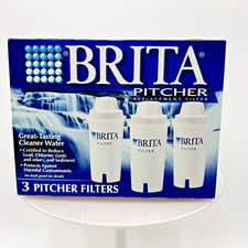 NIB 3 Brita Water Pitcher Replacement Filters - New/Sealed