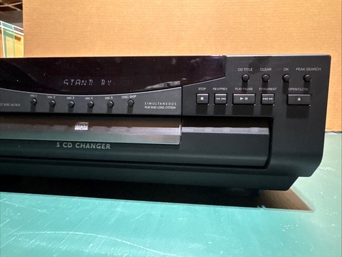 RCA RP-8085 Compact Disc Player 5 CD Disc Changer HiFi Stereo Black - Picture 4 of 6