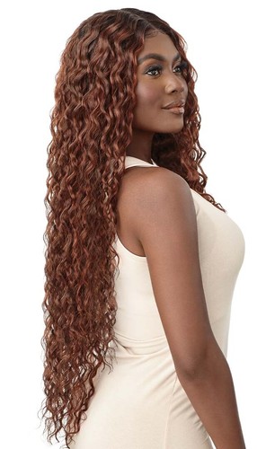 OUTRE SYNTHETIC MELTED HAIRLINE HD LACE FRONT WIG - KALLARA - 第 2/18 張圖片