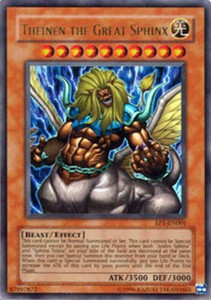 Theinen the Great Sphinx - EP1-EN001 - Ultra Rare - Promo Edition x3 - Moderatel