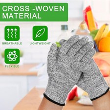 Anti Cutting Cut Resistant Hand Safety Gloves Cut-Proof for Protective Knife UK