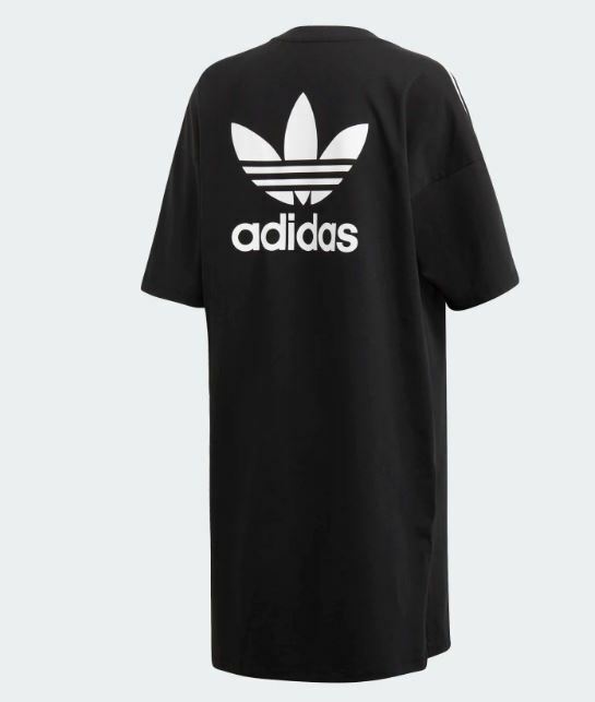 Купить Adidas Originals X Hattie Stewart Trefoil Dress Black на Аукцион из  Америки с доставкой в Россию, Украину, Казахстан