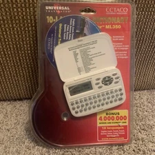 Ectaco Electronic Translator New NIP ML350 10 Language Dictionary Universal