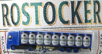 Rostocker Export Daf Lkw Modell 1:87 Sattelzug Brauerei Rostock Licensed By Daf