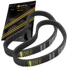 Caltric 0627-046 0627046 Drive Belts For Arctic Cat Primary Secondary Clutch