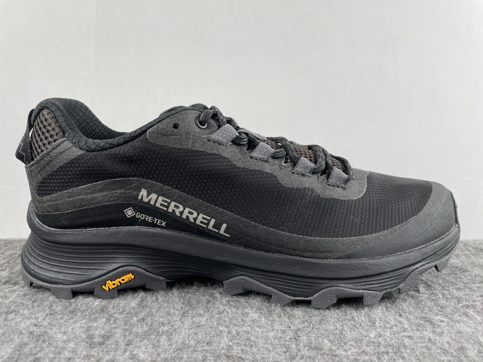 Scarpe da trekking Merrell Moab Speed donna triple nere impermeabili misura 9 5 NUOVE