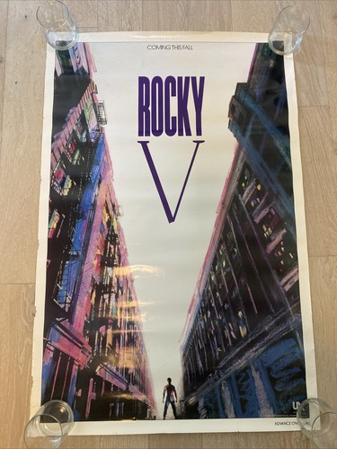 Rocky V (1990) original movie poster advance version A - double-sided - rolled