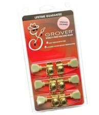 Grover Gold Vintage Retrofit Locking Guitar Tuners Gibson Les Paul/SG 533GK
