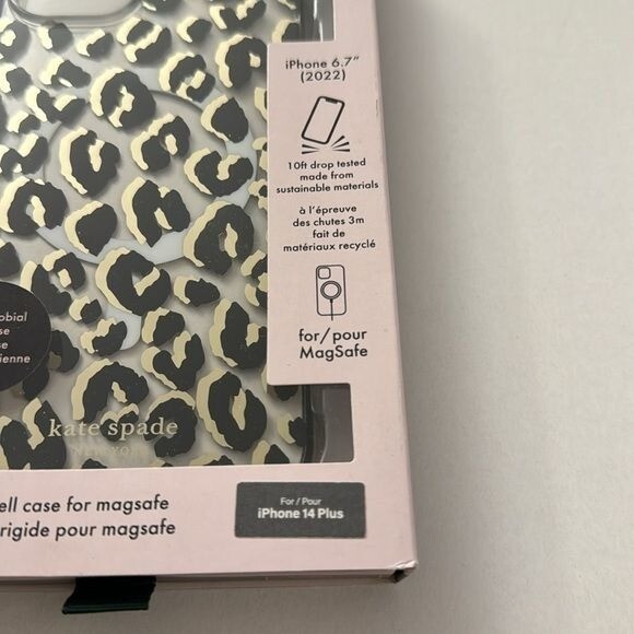 New Kate Spade iPhone 14 Plus Cheetah Phone Case J37 | eBay