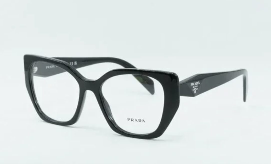 New Prada Reading Glasses VPR 18W 1AB-1O1 52-17 145 Black  display picture 1