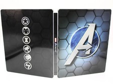 New Rare Official Limited Edition PS4 Marvel's Avengers Steelbook Case G2No Game