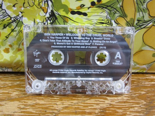 Ben Harper - Welcome to the Cruel World Cassette Virgin RARE US Promo Press 1994 - Picture 6 of 8