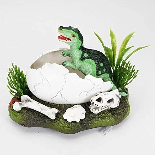 Aquariums Decorations Born Broken Shell Dinosaur with Air-Operated Bubble - Image 3 of 3