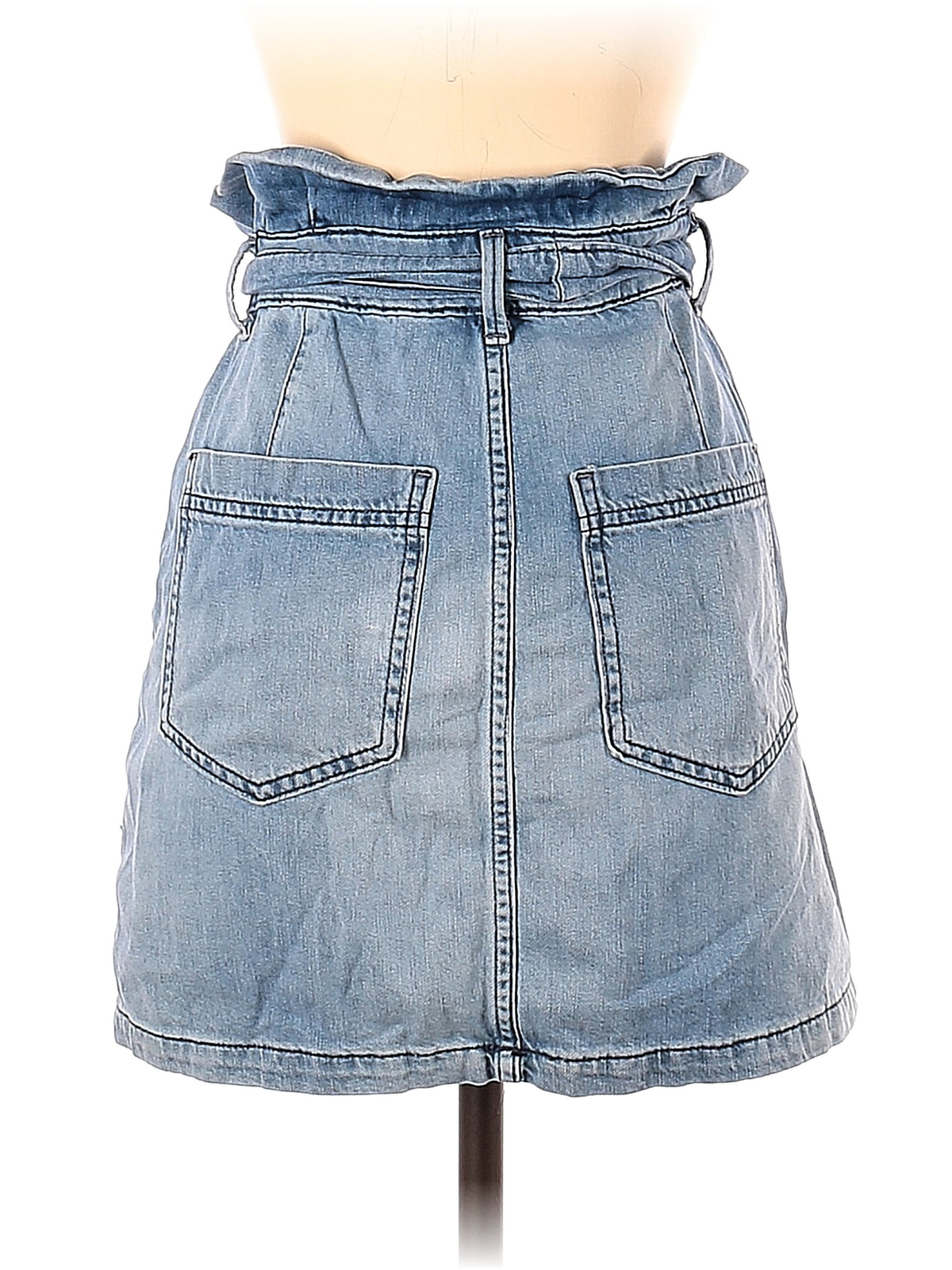 Free People Women Blue Denim Skirt 2 eBay