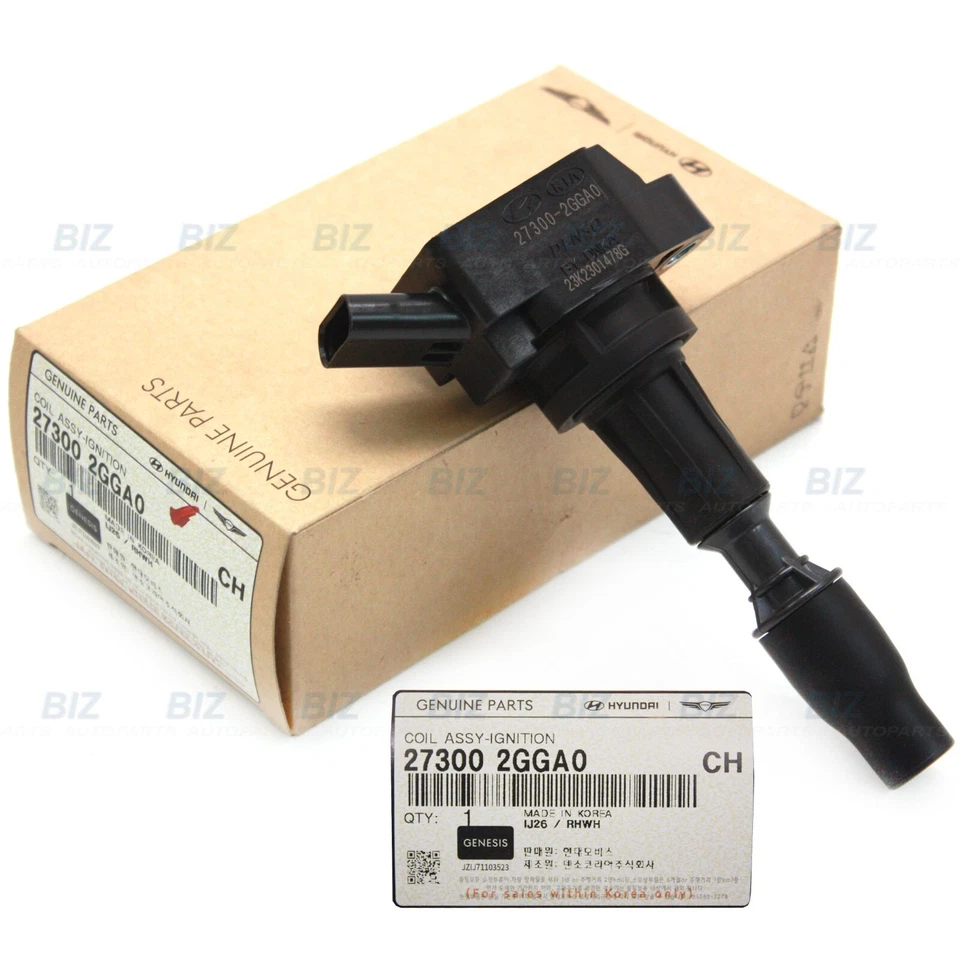 Genuine Ignition Coil for 15-25 Genesis Hyundai Kia Various Models 27300-2GGA0 Foto 2 de 4