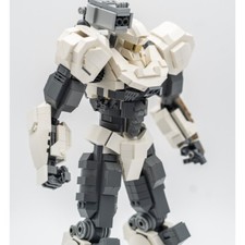White Mech Robot Jaeger 31,5 cm High 1244 pièces pour les 10 ans et plus