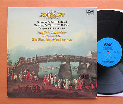 ASV DCA 543 Mozart Symphony 32 35 39 Sir Charles Mackerras ECO 1985 NEAR MINT