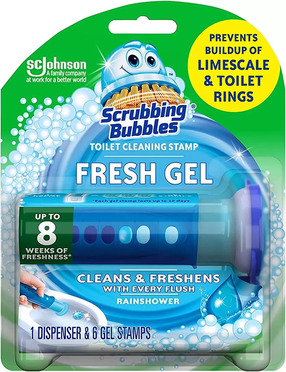Scrubbing Bubbles Toilet Bowl Cleaning Gel Starter Kit Includes