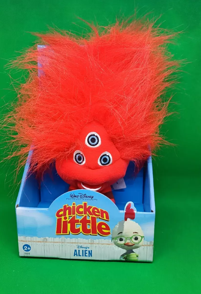 WALT DISNEY HASBRO CHICKEN LITTLE ALIEN PLUSH NEW