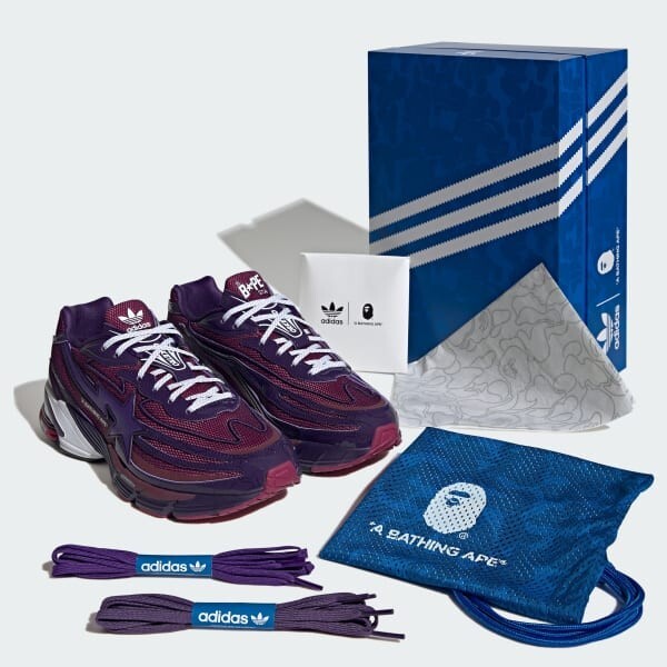 A Bathing Ape adidas Originals Orketro Dark Purple Black A Bathing Ape adidas Originals Orketro Dark Purple Black