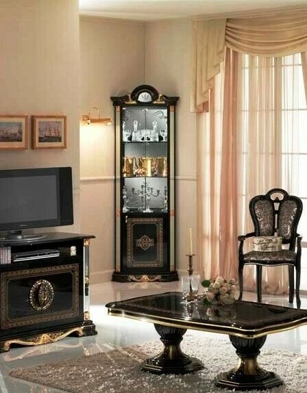 Gold corner tv unit deals