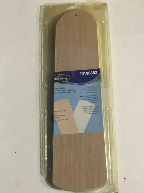 42 In Replacement Ceiling Fan Blades Universal 5 Pack White Wood