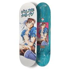 JK Industries Chun Li 3 Street Fighter 8.5" SIGNED Skateboard Deck