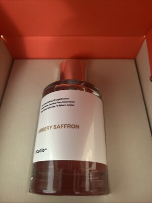 Dossier Ambery Saffron 3.4 Oz EDP Spray Perfume LARGE NEW IN BOX AUTHENTIC!