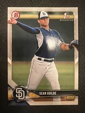 QTY: 2018 Bowman Draft - Sean Guilbe ( Padres ) 1st Rookie Prospect #BD-144