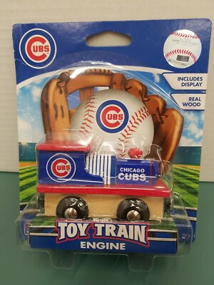 MLB Chicago Cubs Toy Magnetic Train Wood