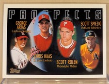 SCOTT ROLEN ROOKIE TOPPS 1996 PHILADELPHIA PHILLIES RC BASEBALL CARD