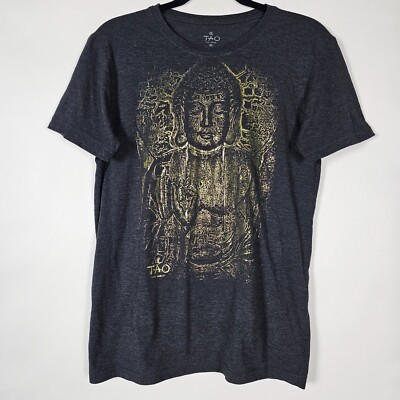 Tao Las Vegas Gold Buddah Mens Medium Short Sleeve T Shirt