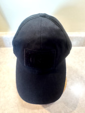 USA Black Detachable Patch Hat Mesh Back