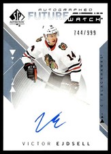 2018-19 SP Authentic Future Watch Auto Victor Ejdsell Rookie Auto 744/999