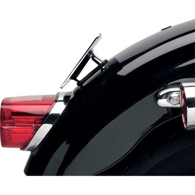 Laydown Kennzeichenhalter für Harley Davidson Sportster Dyna Softail Touring