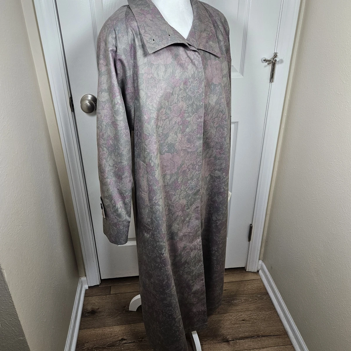 London Fog Petites Floral Coats Trench Coats, Jackets & Vests for
